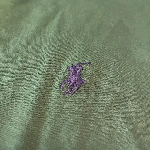 Polo Ralph Lauren Men's Green Polo Shirt Custom Slim Fit Size XXL - Picture 2 of 5